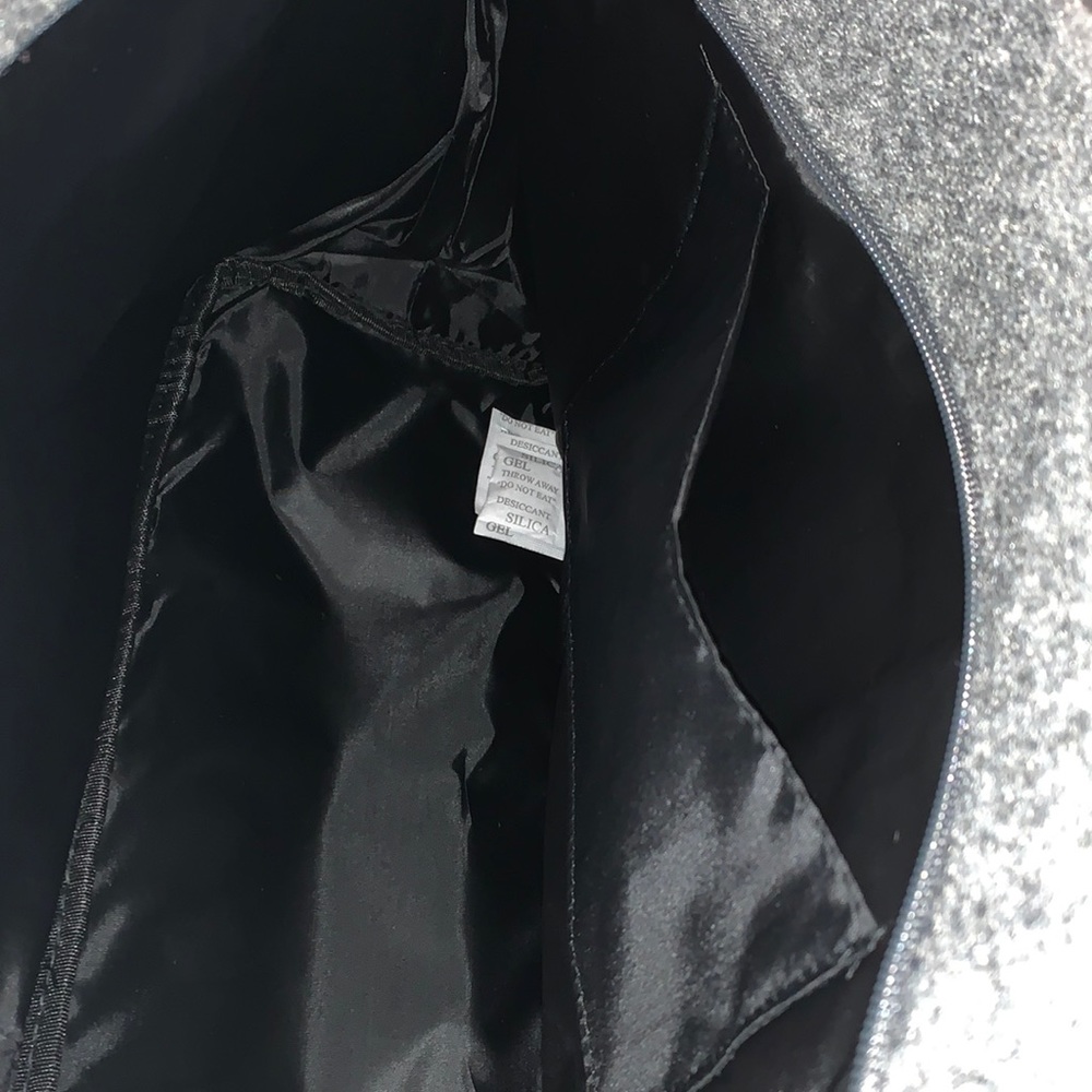 DSW faux wool & leather tote - Picture 8 of 9